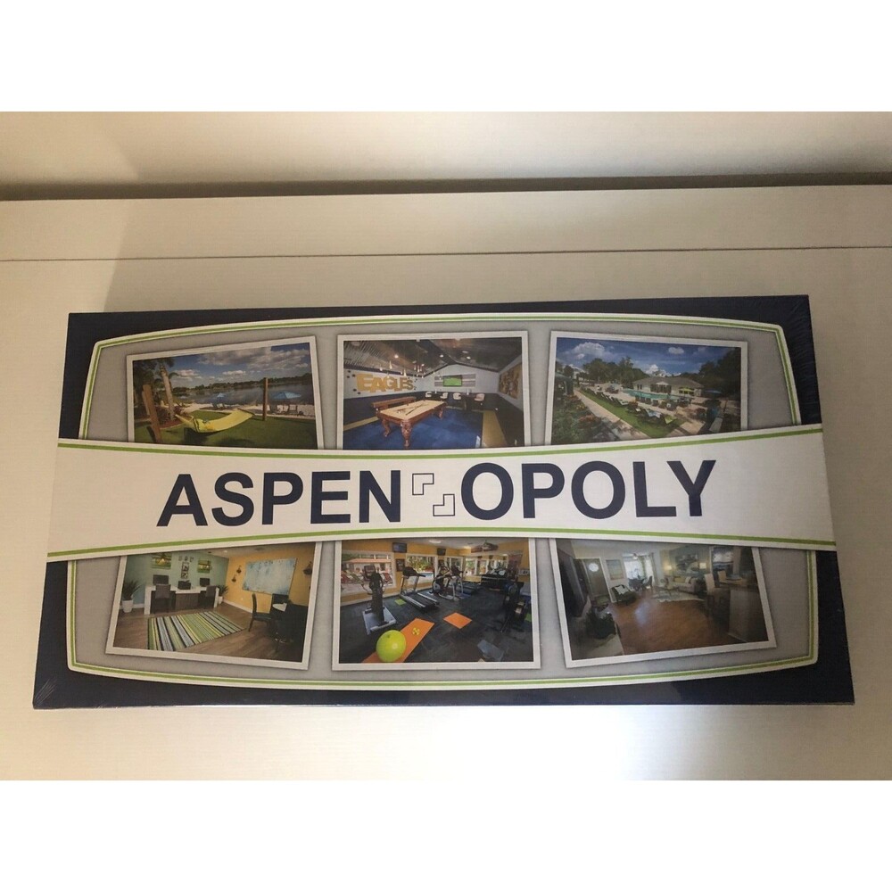 ASPEN-OPOLY - A Monopoly-Type Board Game - ASPEN SQUARE MANAGEMENT NEW / SEALED